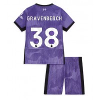 Maglie da calcio Liverpool Ryan Gravenberch #38 Terza Maglia Bambino 2023-24 Manica Corta (+ Pantaloni corti)